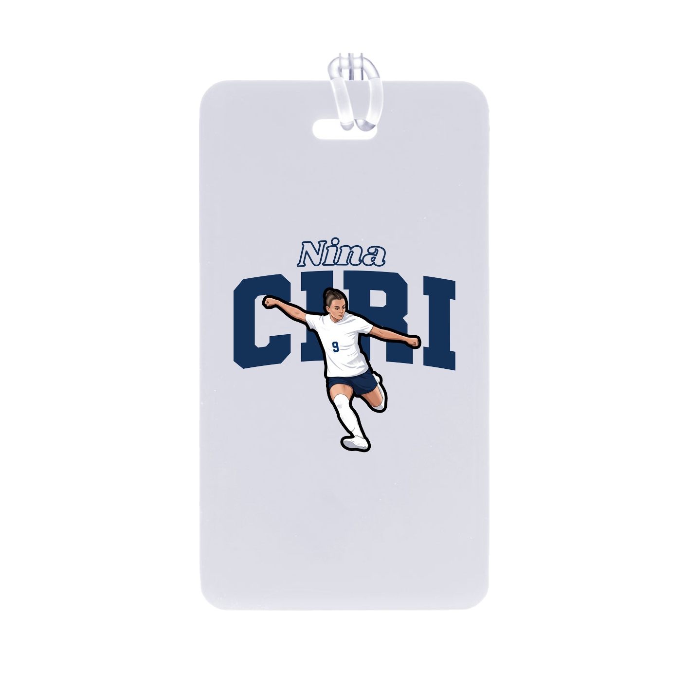 Bag Tag — Name Arch in Classic