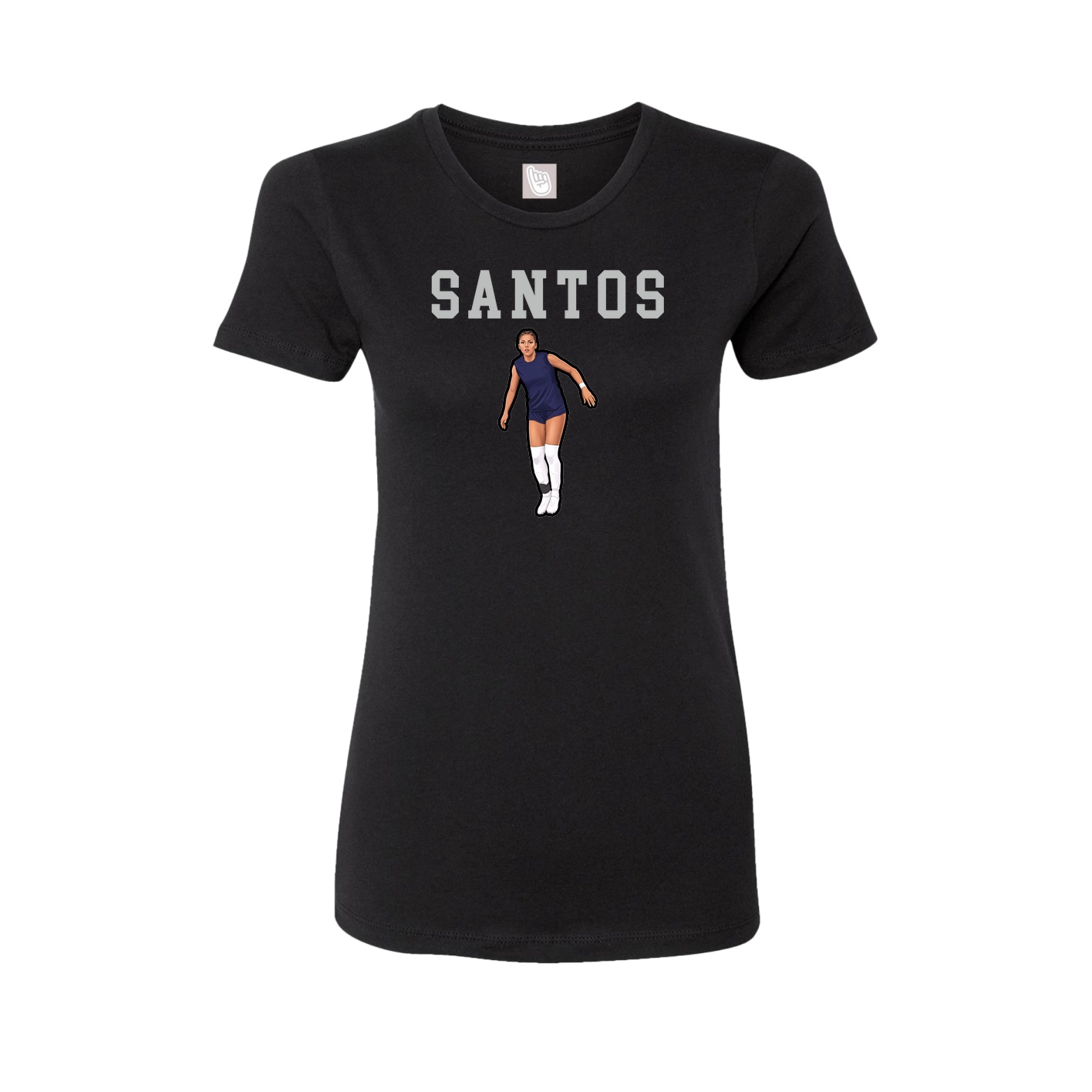 Fitted Women's Tee — Shirsey in Black