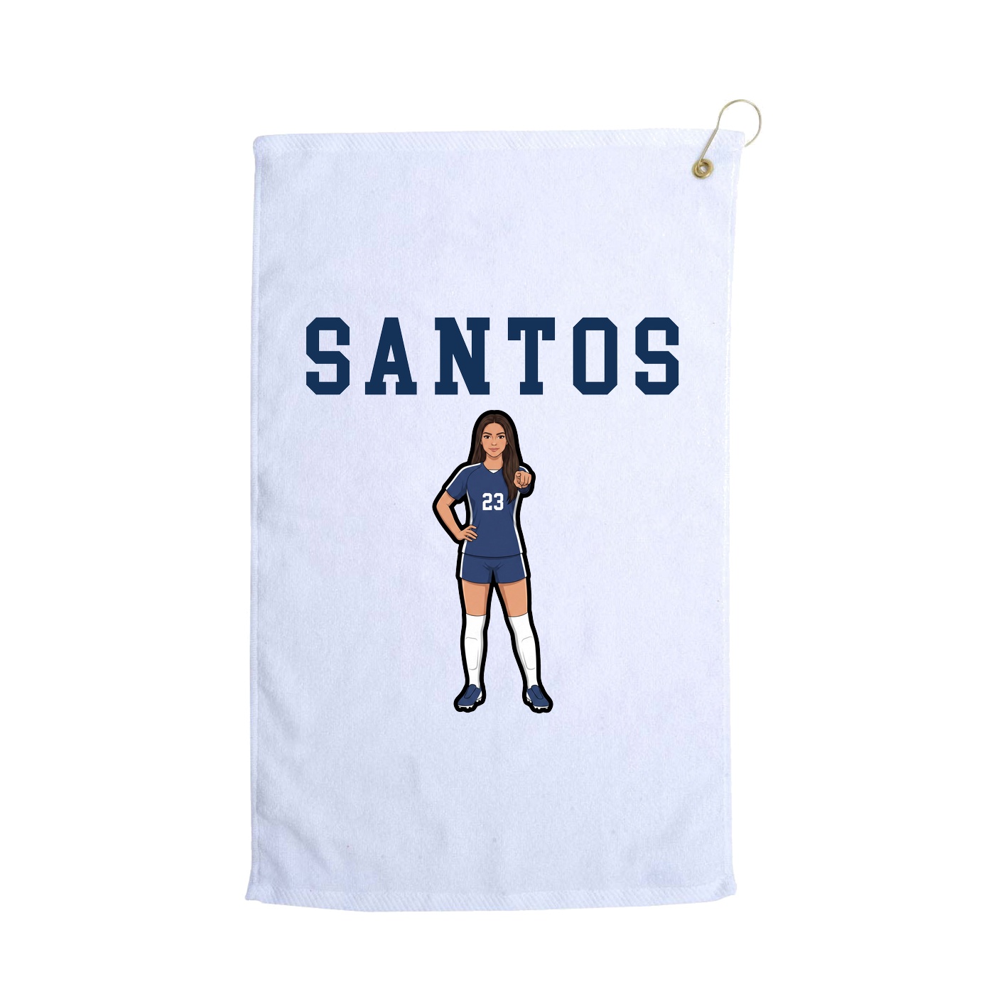 Golf Towel — Shirsey in White