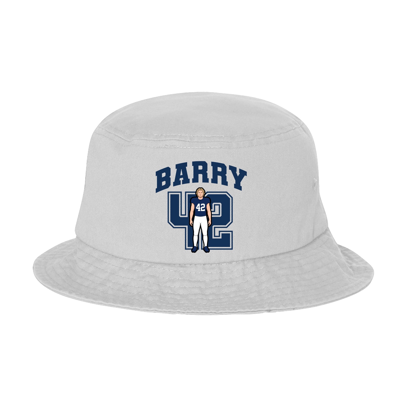 Bucket Cap — Number in White