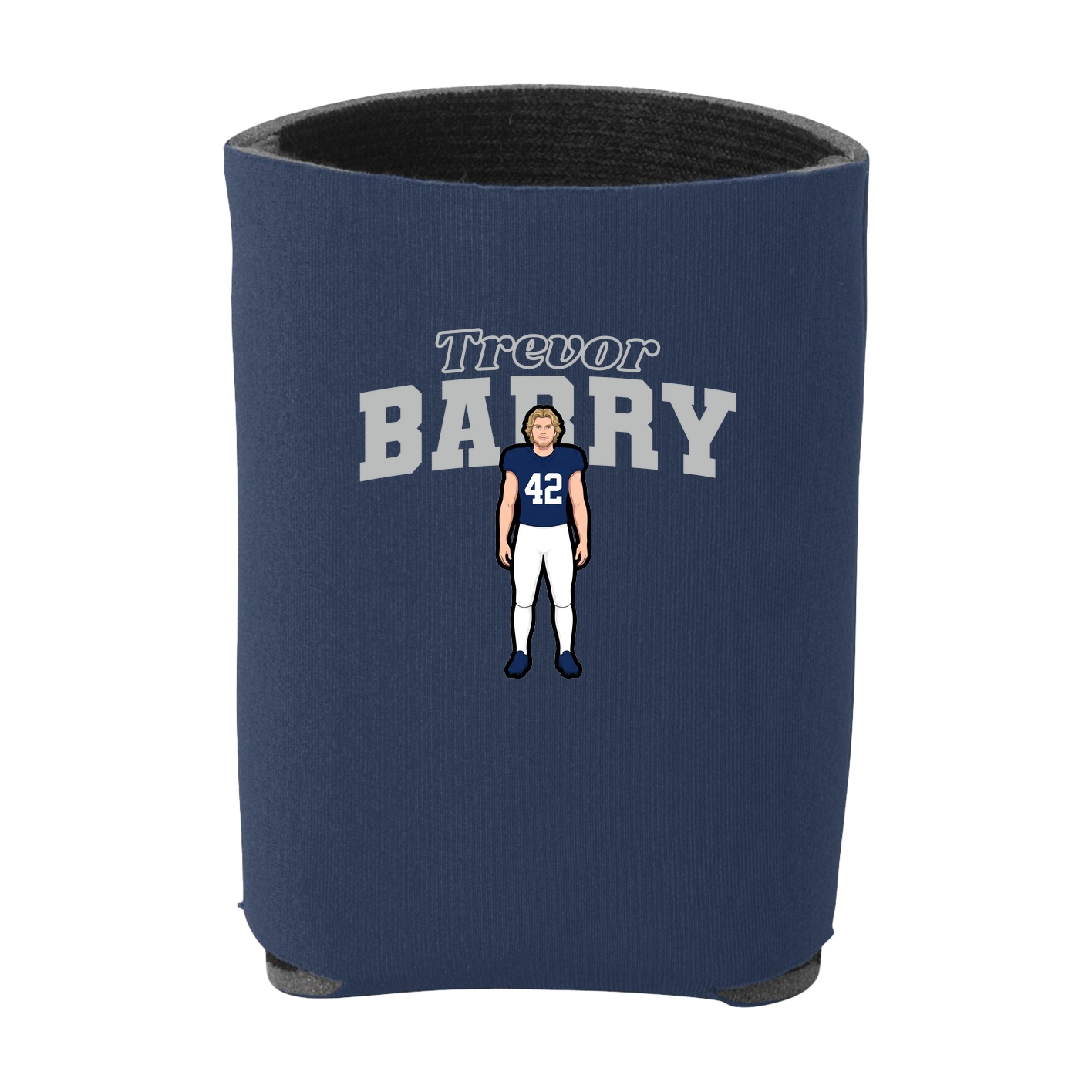 Can Holder — Name Arch in Navy
