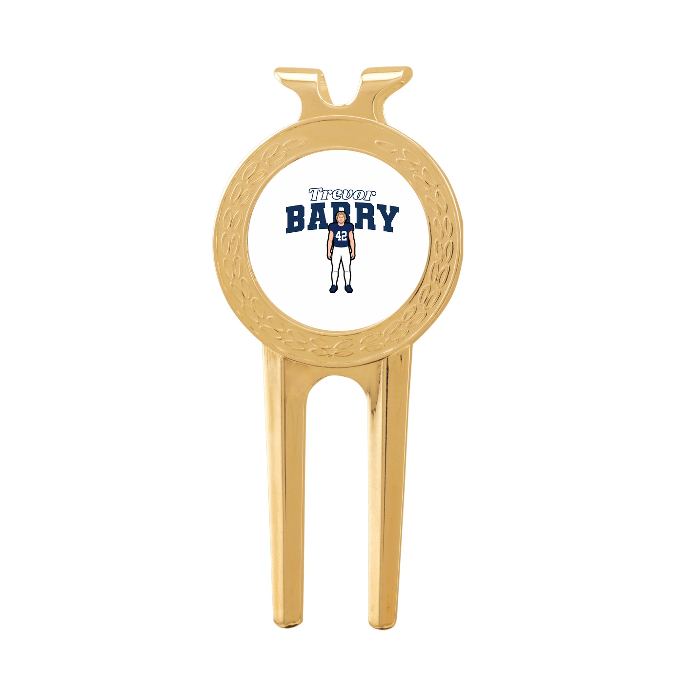 Divot Tool with Ball Marker — Name Arch in Classic