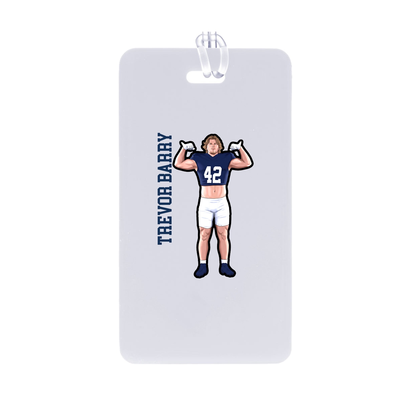 Bag Tag — Name Vertical in Classic