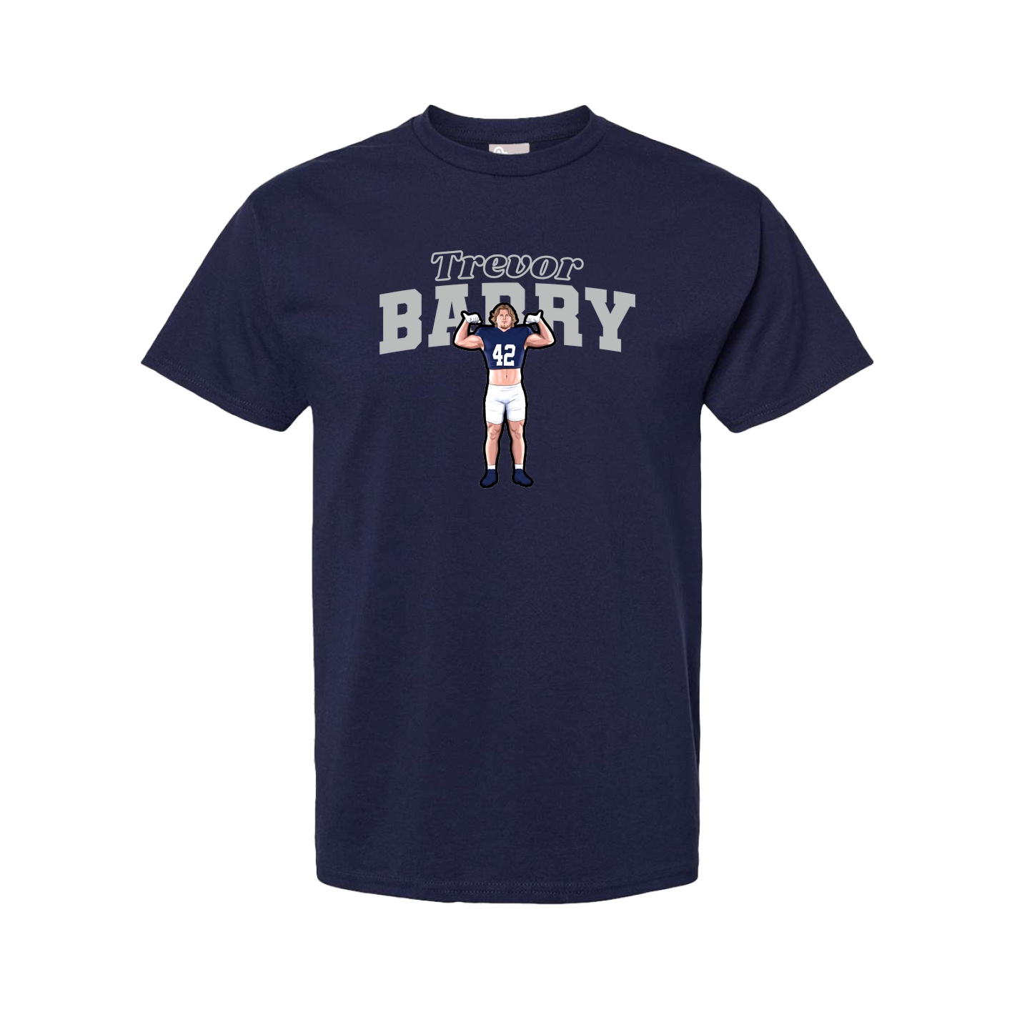 Youth Tee — Name Arch in Navy