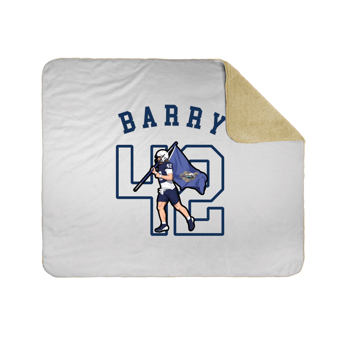 Throw Blanket — Shirsey Arch in White