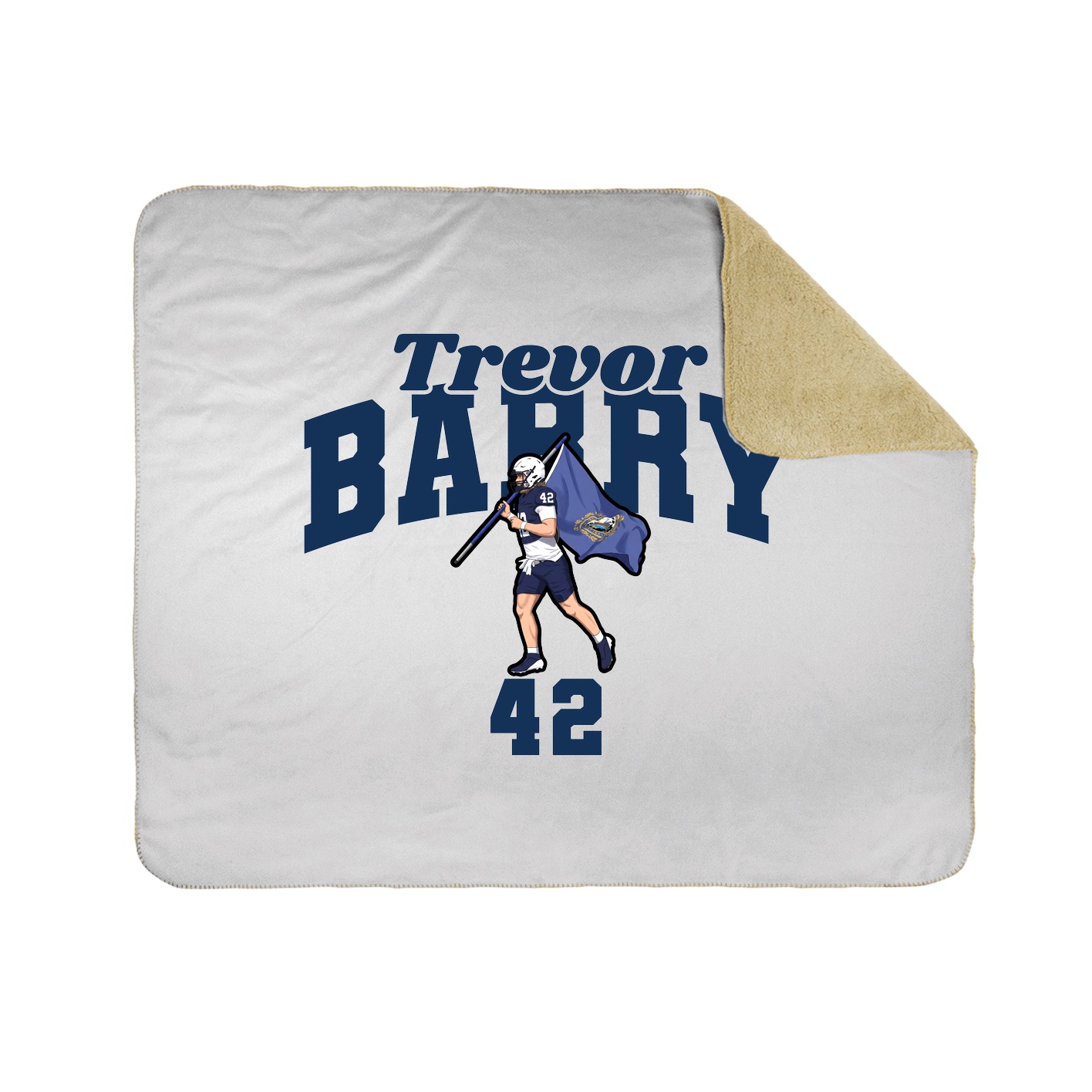 Throw Blanket — Signature Arch in White
