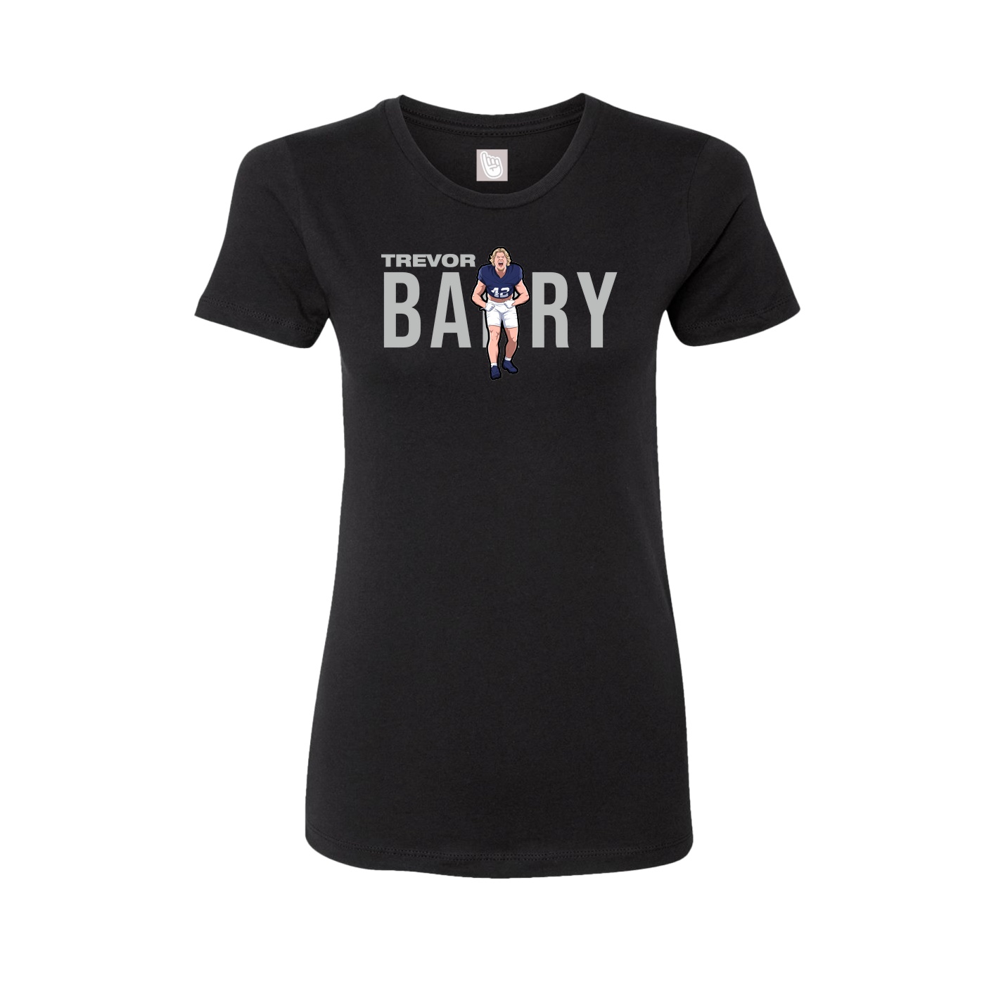 Womens Tee — Player Name in Black