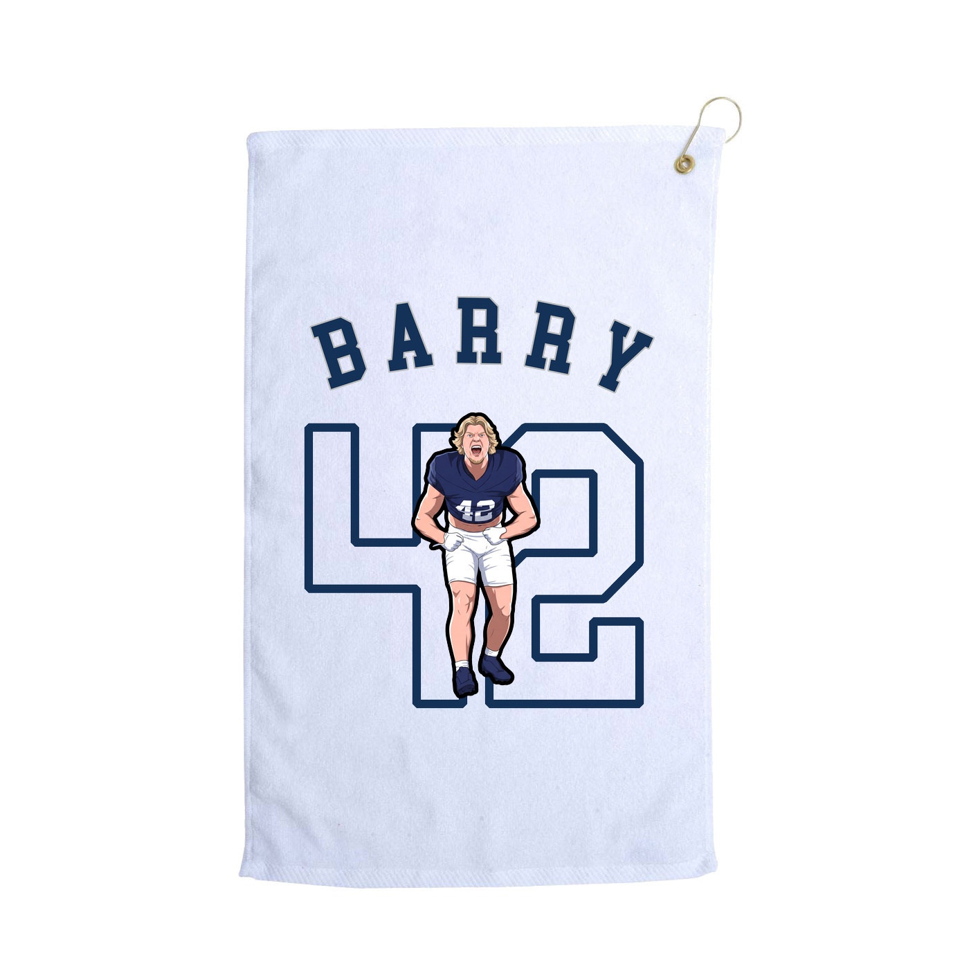 Golf Towel — Shirsey Arch in White