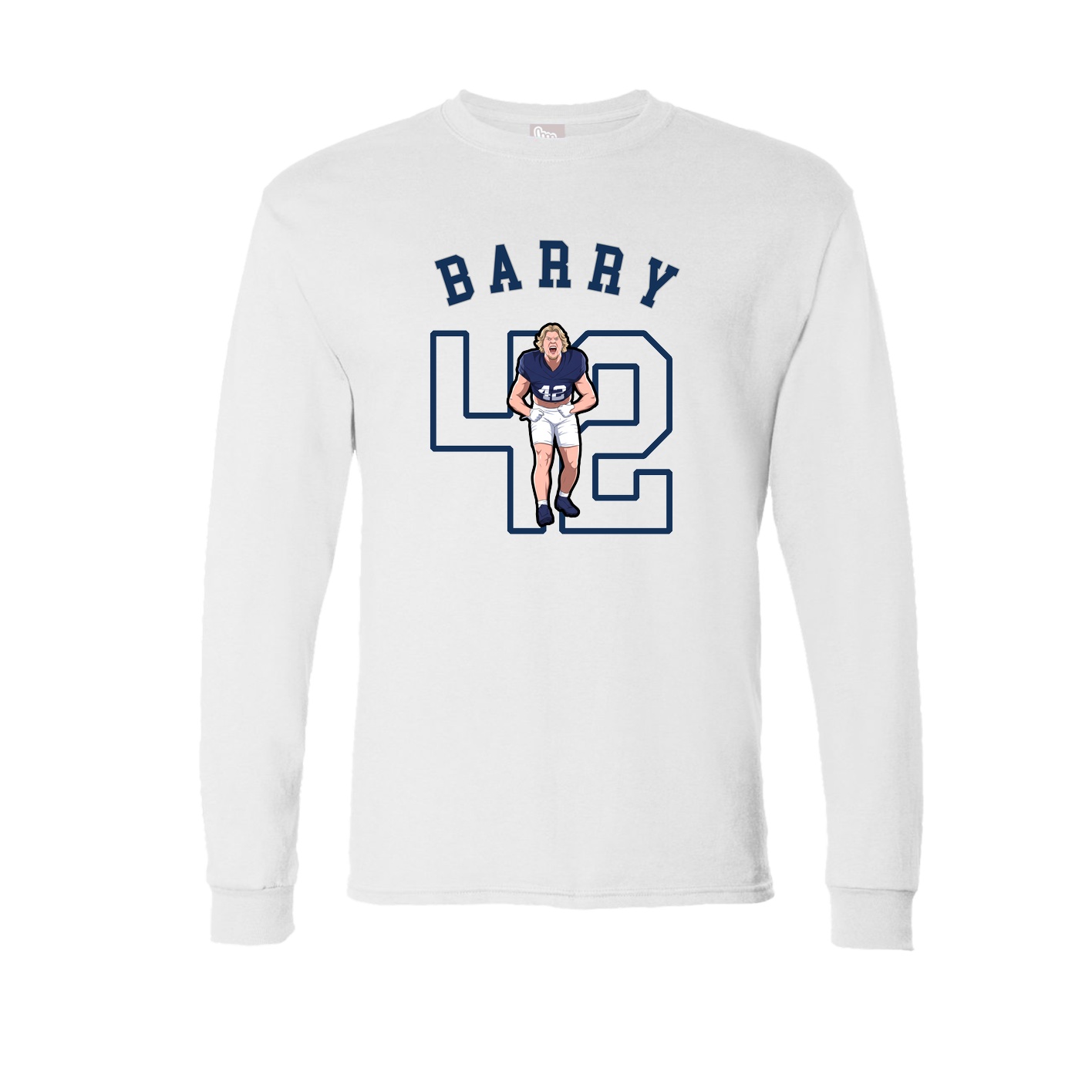 Long Sleeve Tee — Shirsey Arch in White