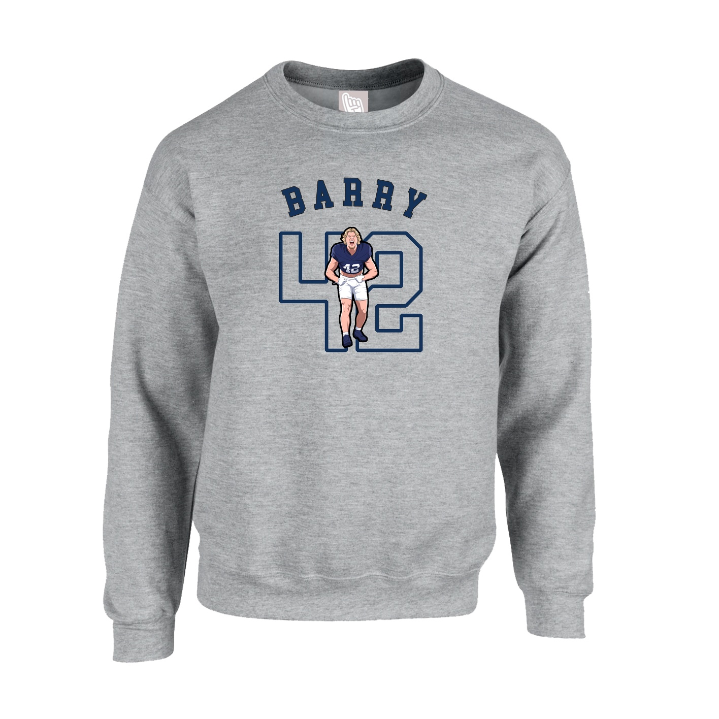 Fleece Crew — Shirsey Arch in Grey