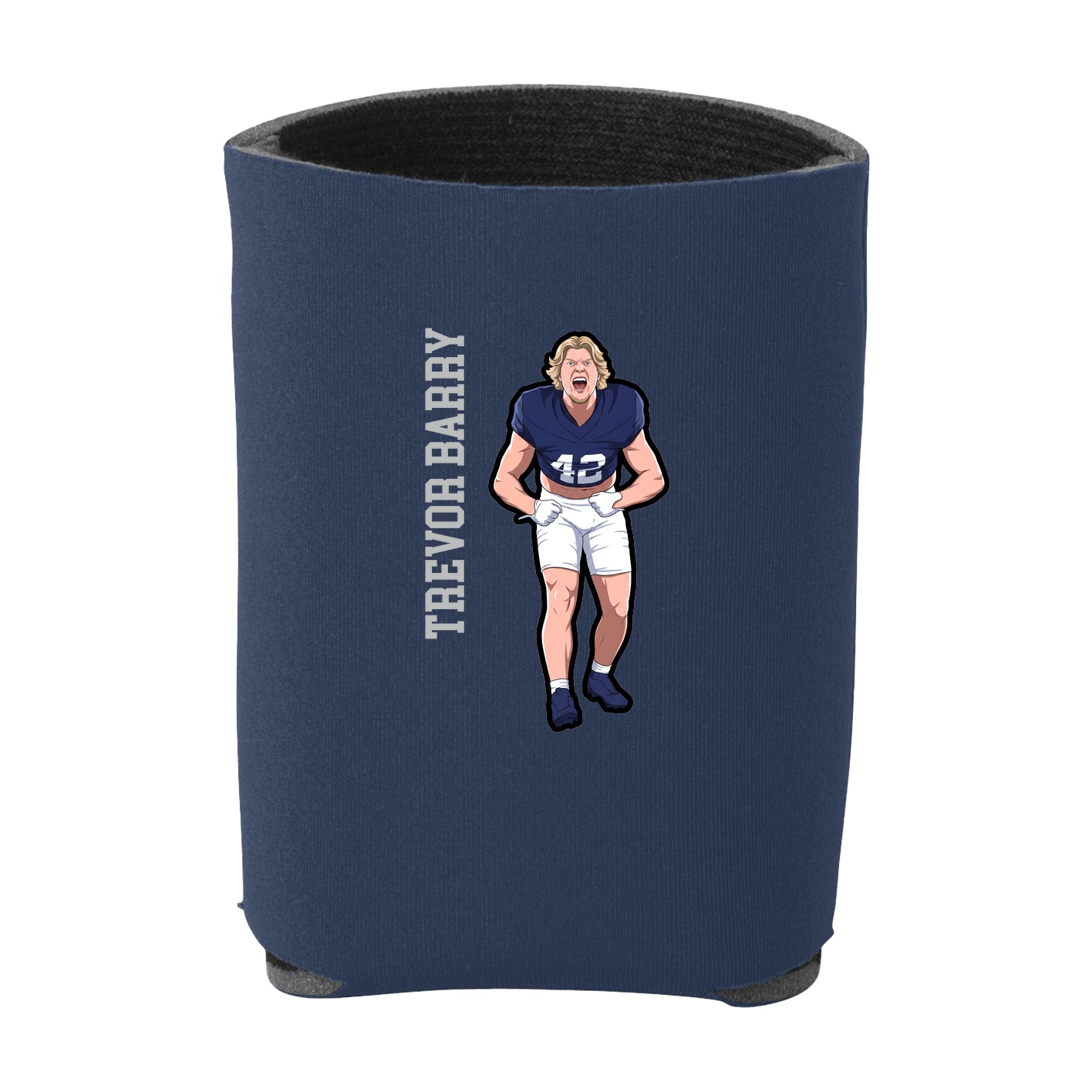 Can Holder — Name Vertical in Navy