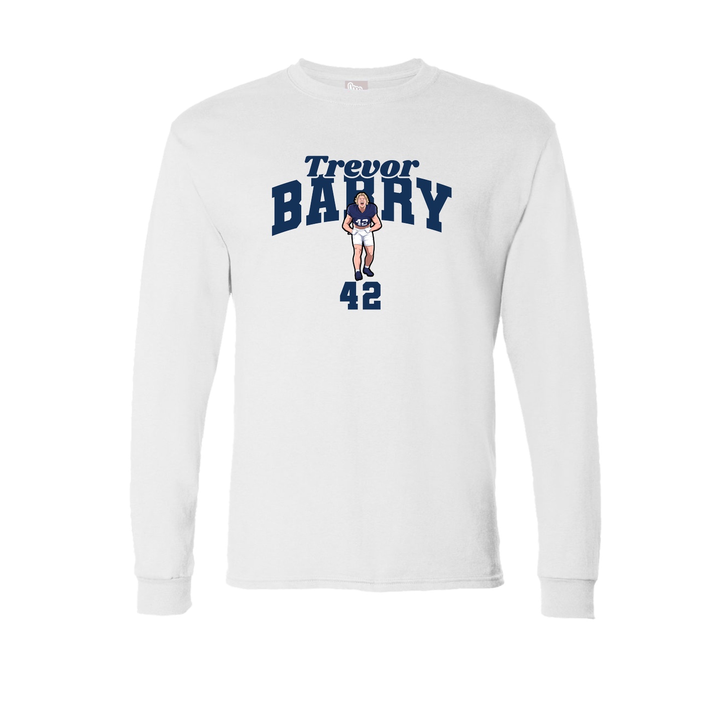 Long Sleeve Tee — Signature Arch in White