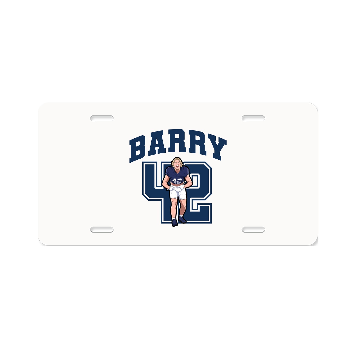 License Plate — Number in Classic