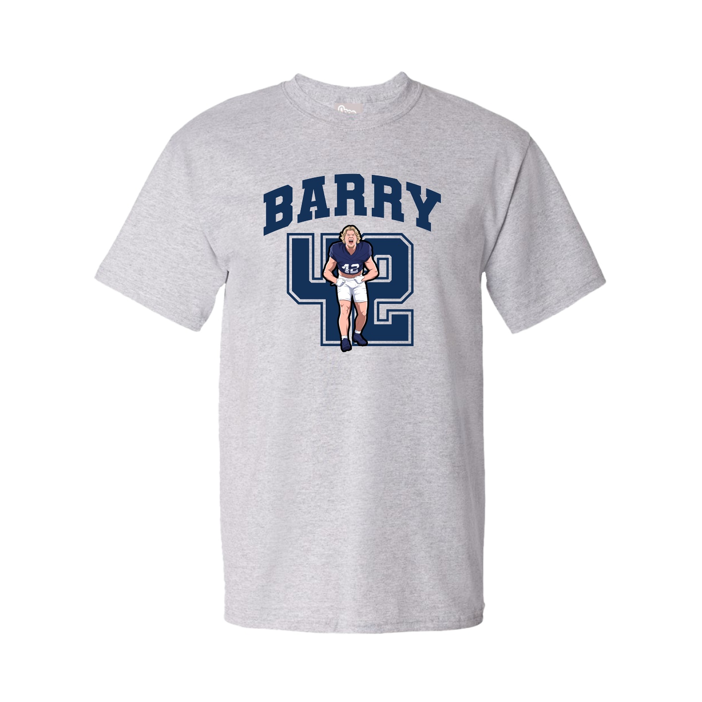 Youth Tee — Number in Grey