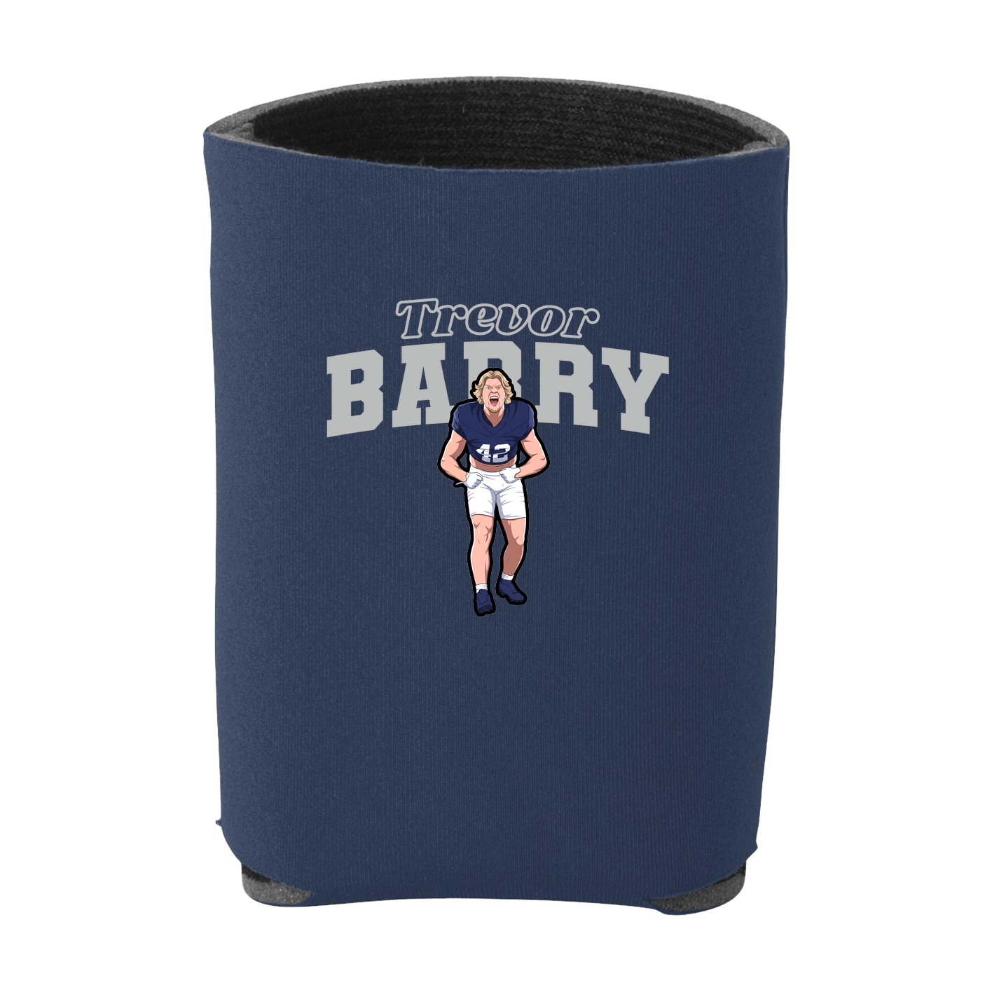Can Holder — Name Arch in Navy