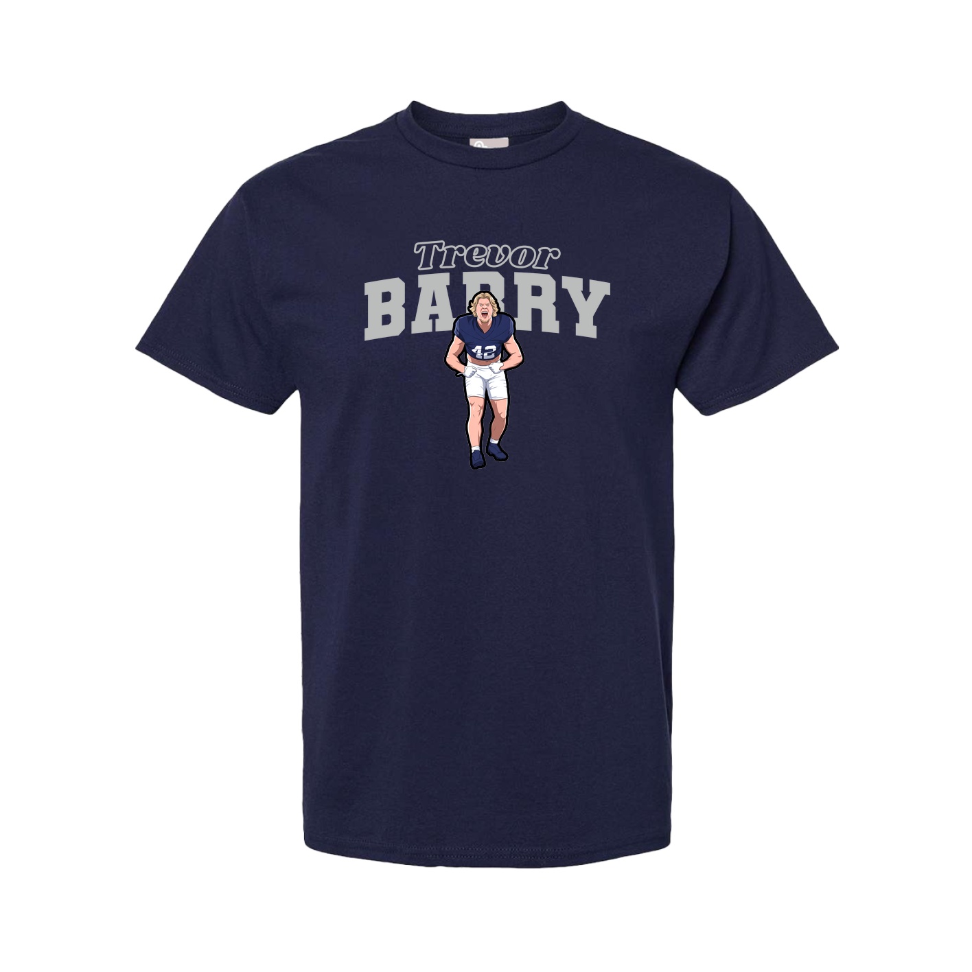 Youth Tee — Name Arch in Navy