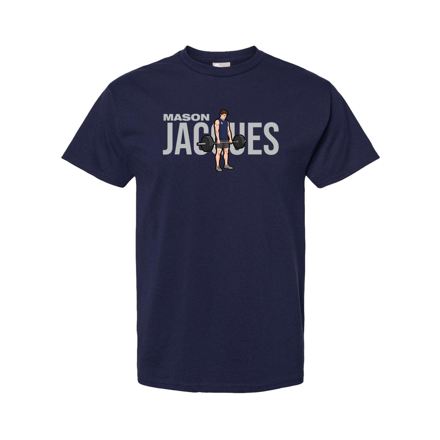 Tee — Player Name in Navy