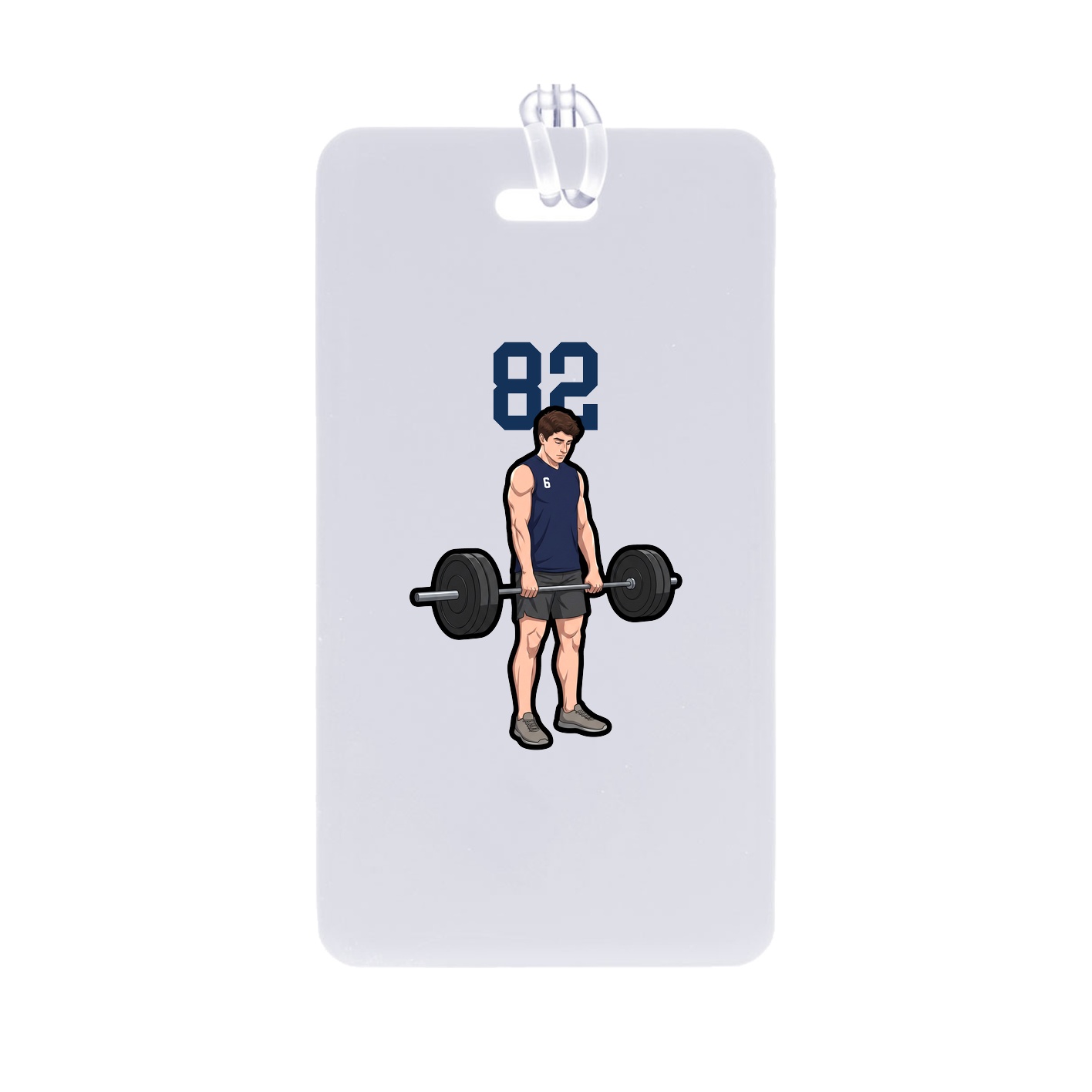 Bag Tag — Number Top in Classic