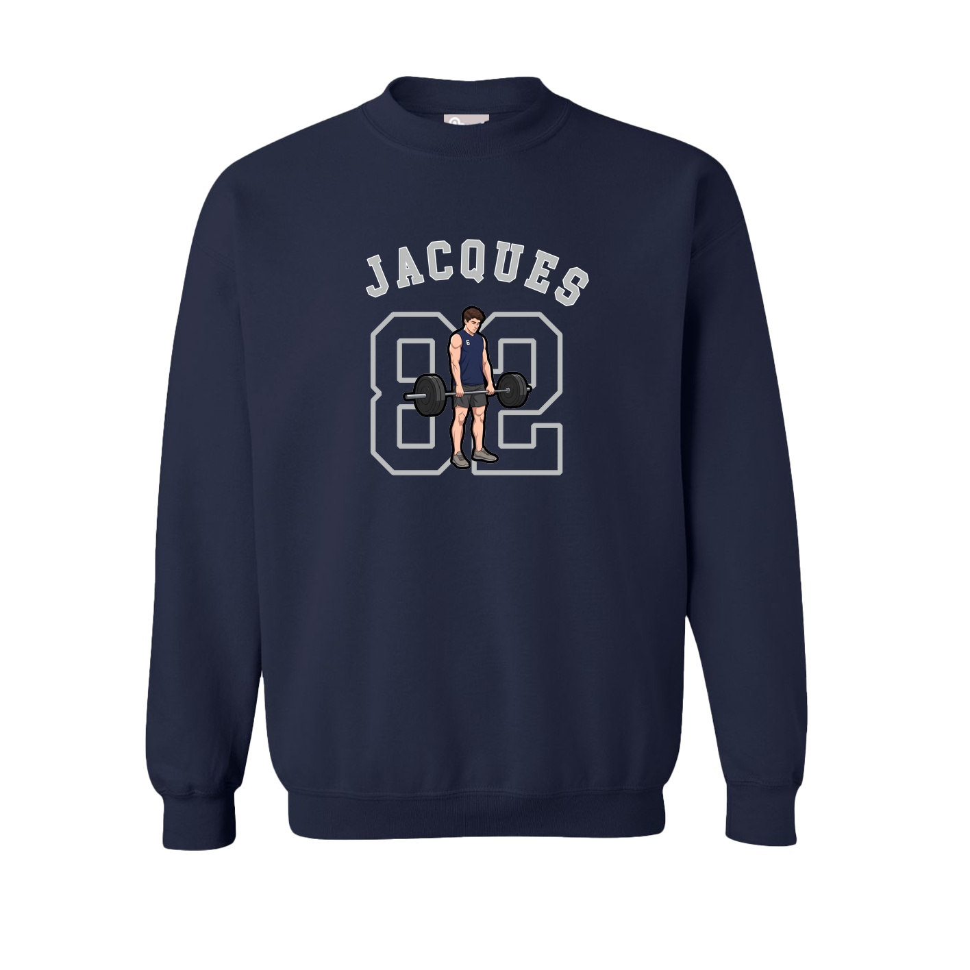 Fleece Crew — Shirsey Arch in Navy