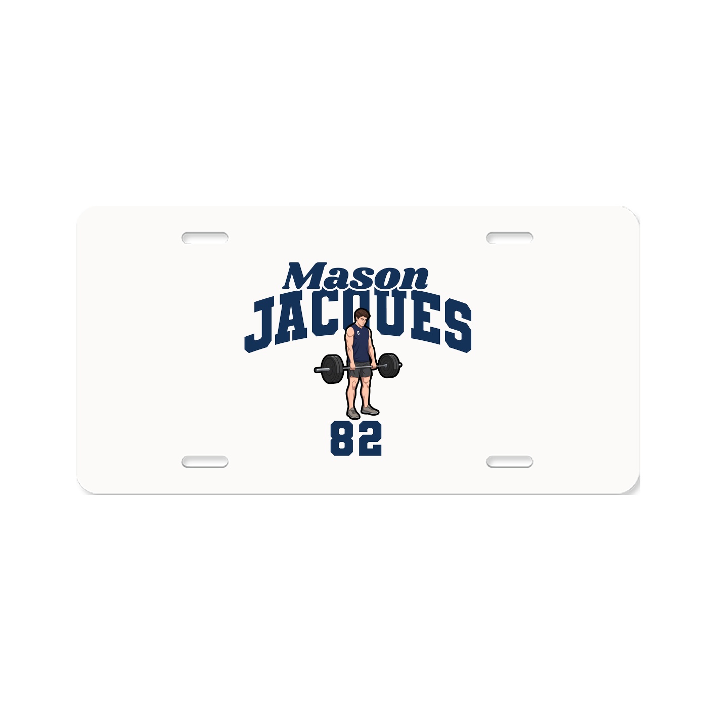 License Plate — Signature Arch in Classic