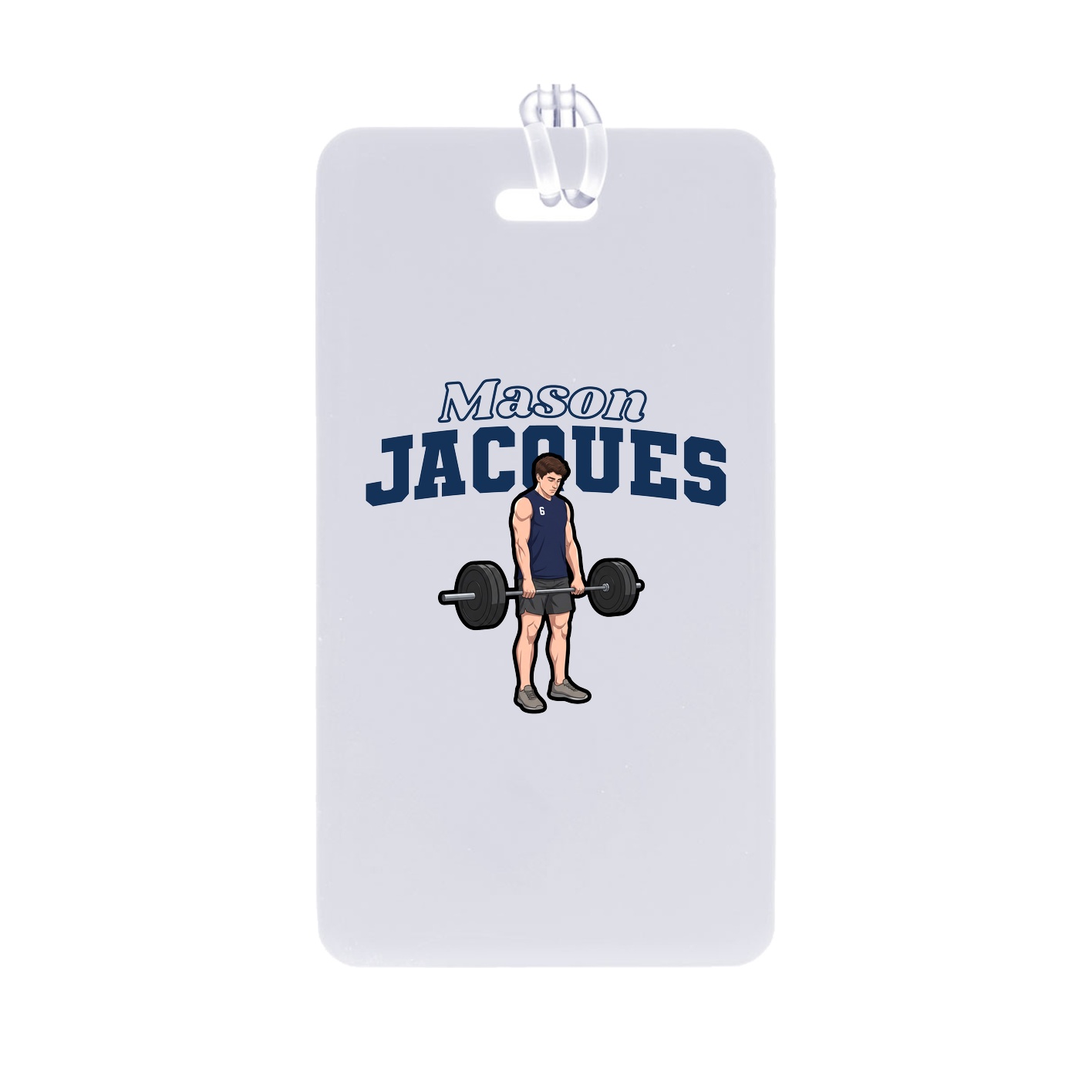 Bag Tag — Name Arch in Classic
