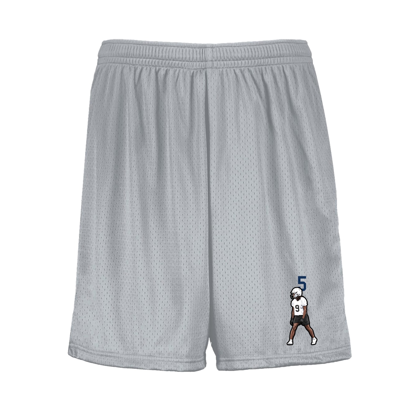 Shorts — Number Top in Silver