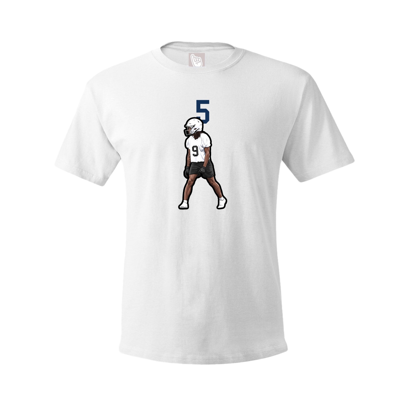 Tee — Number Top in White