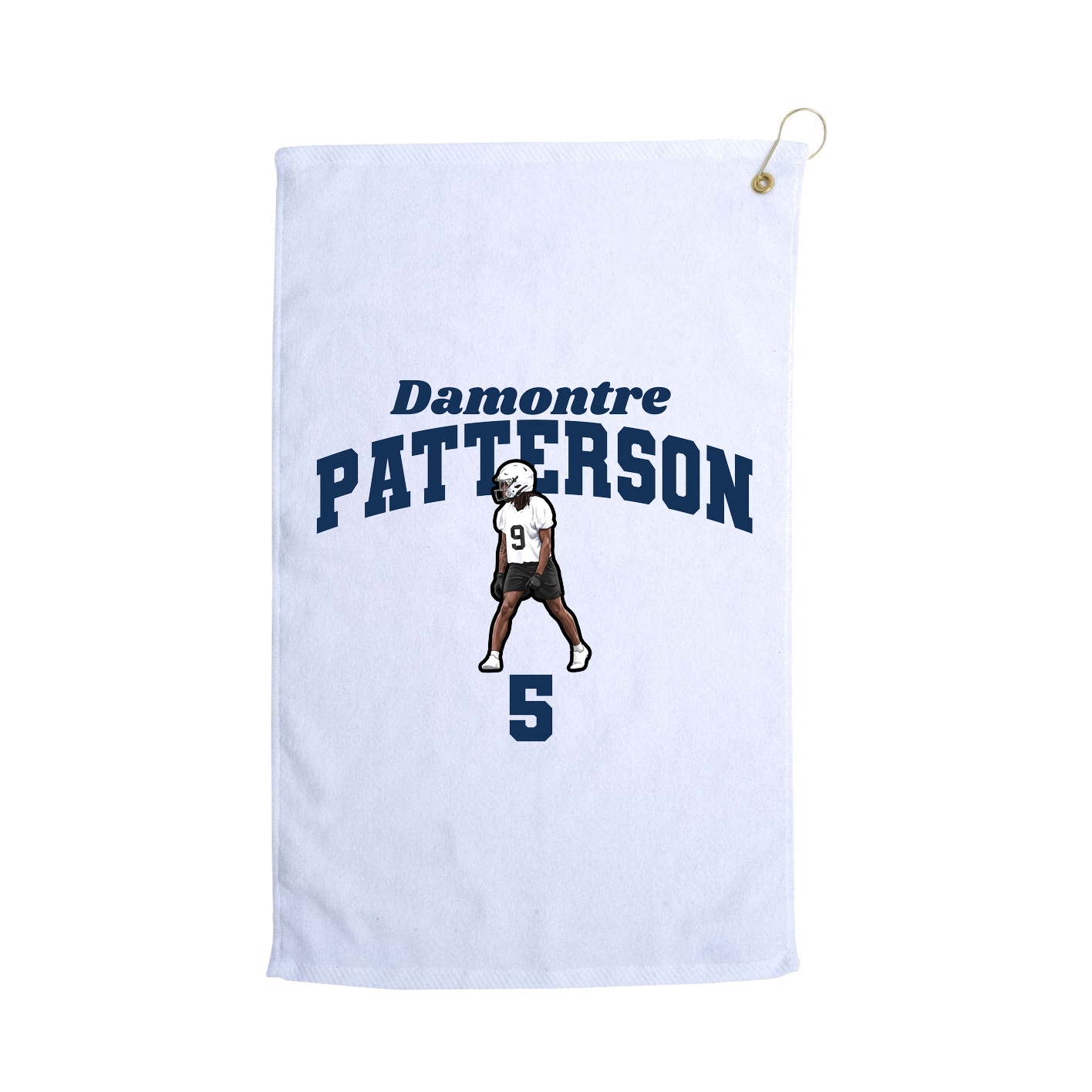 Golf Towel — Signature Arch in White