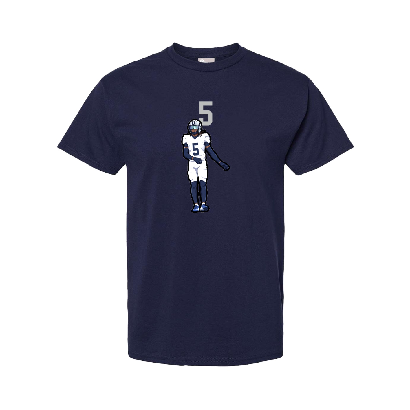 Youth Tee — Number Top in Navy