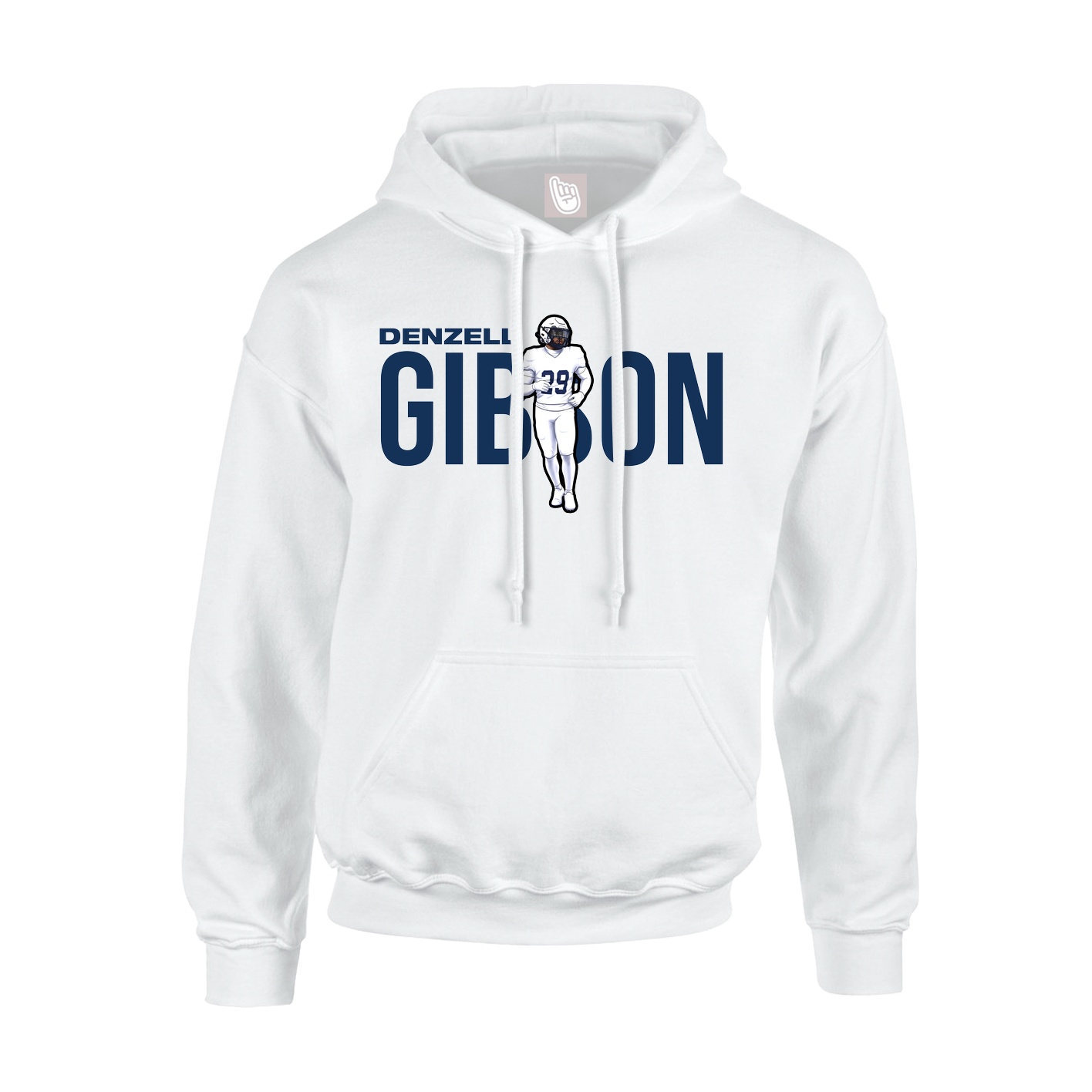 Hoodie — Player Name in White