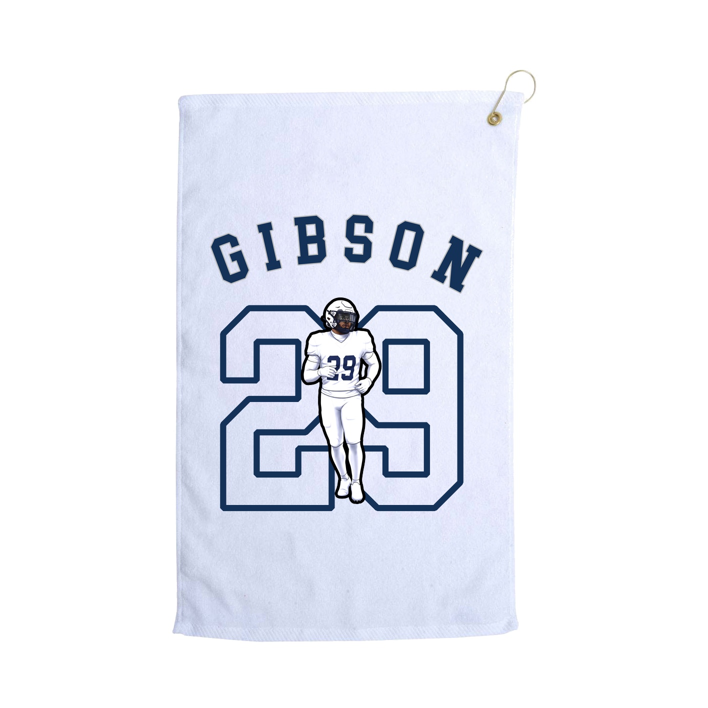 Golf Towel — Shirsey Arch in White
