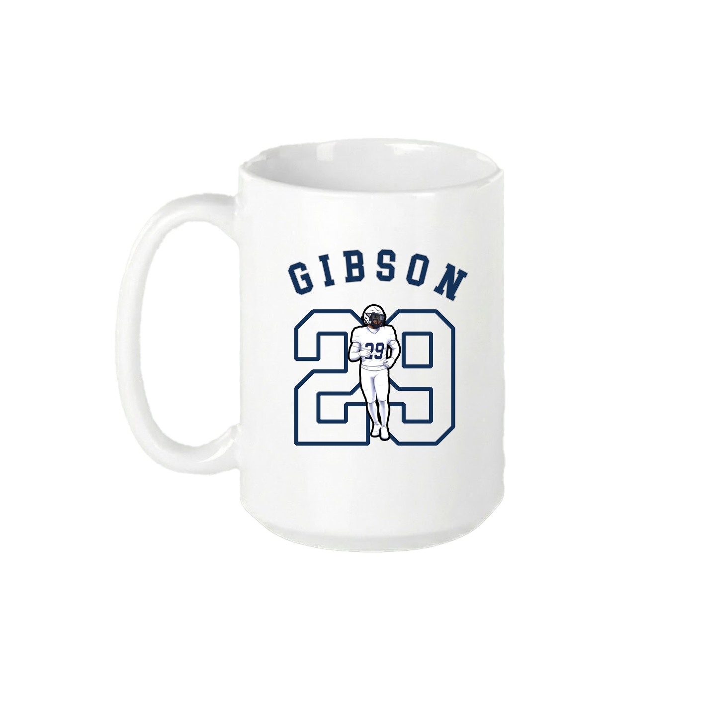 15oz Coffee Mug — Shirsey Arch in White