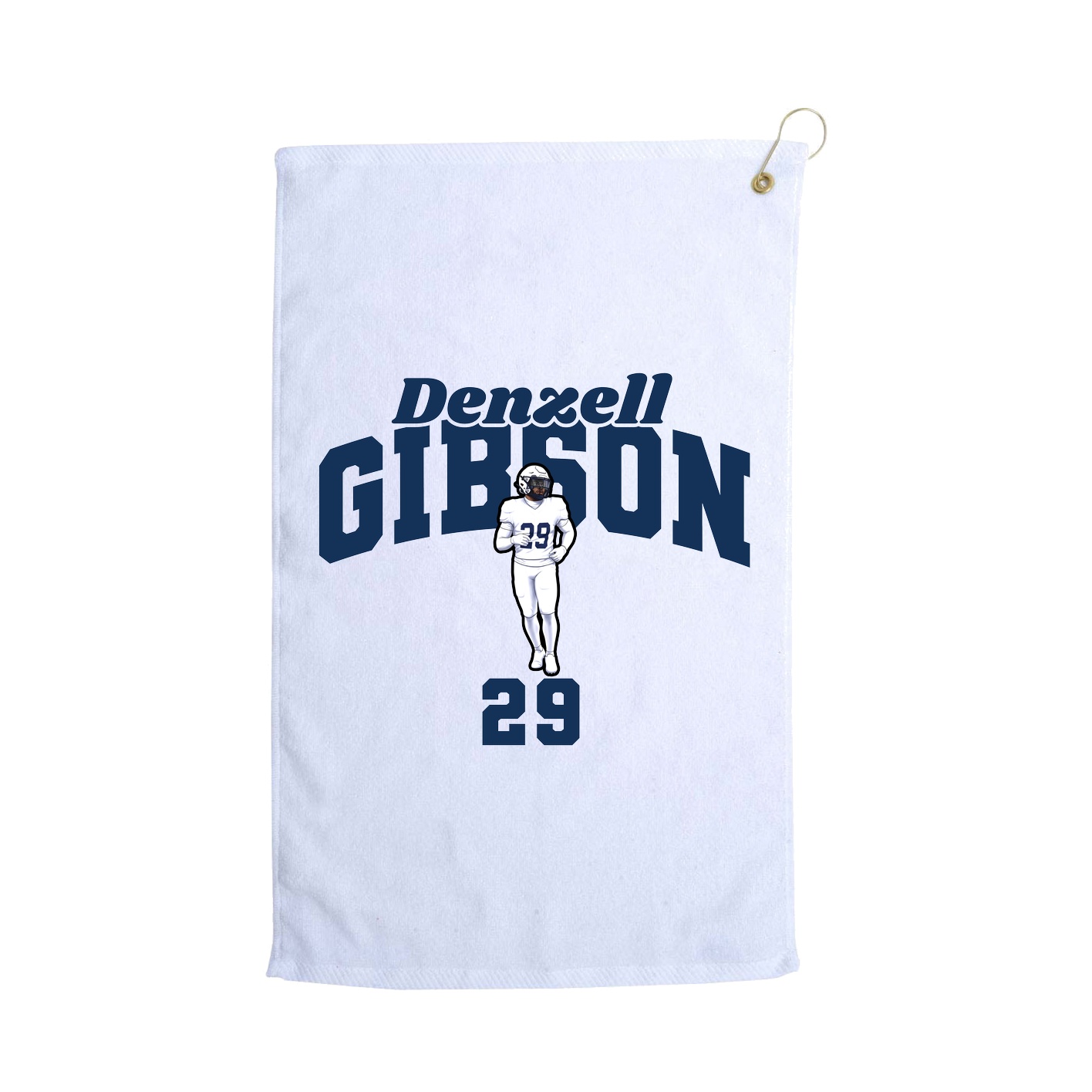 Golf Towel — Signature Arch in White