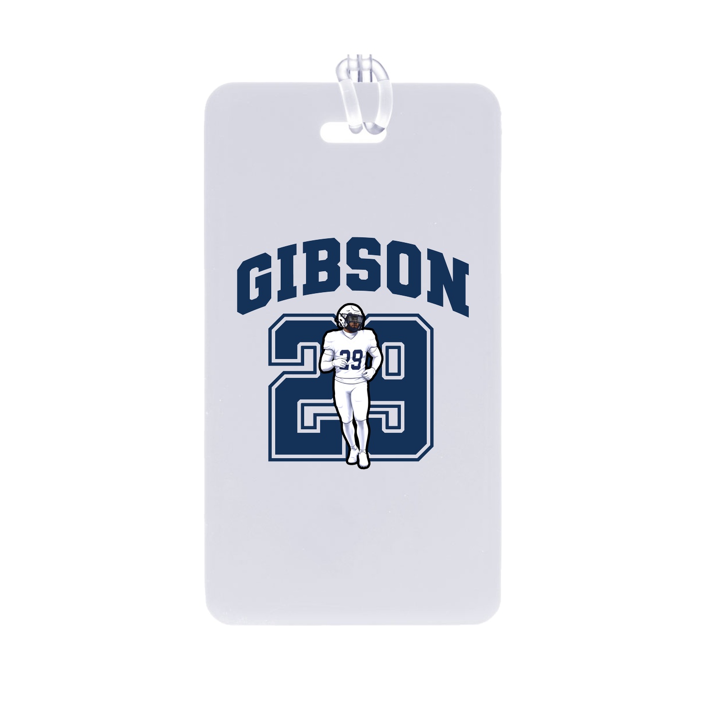 Bag Tag — Number in Classic