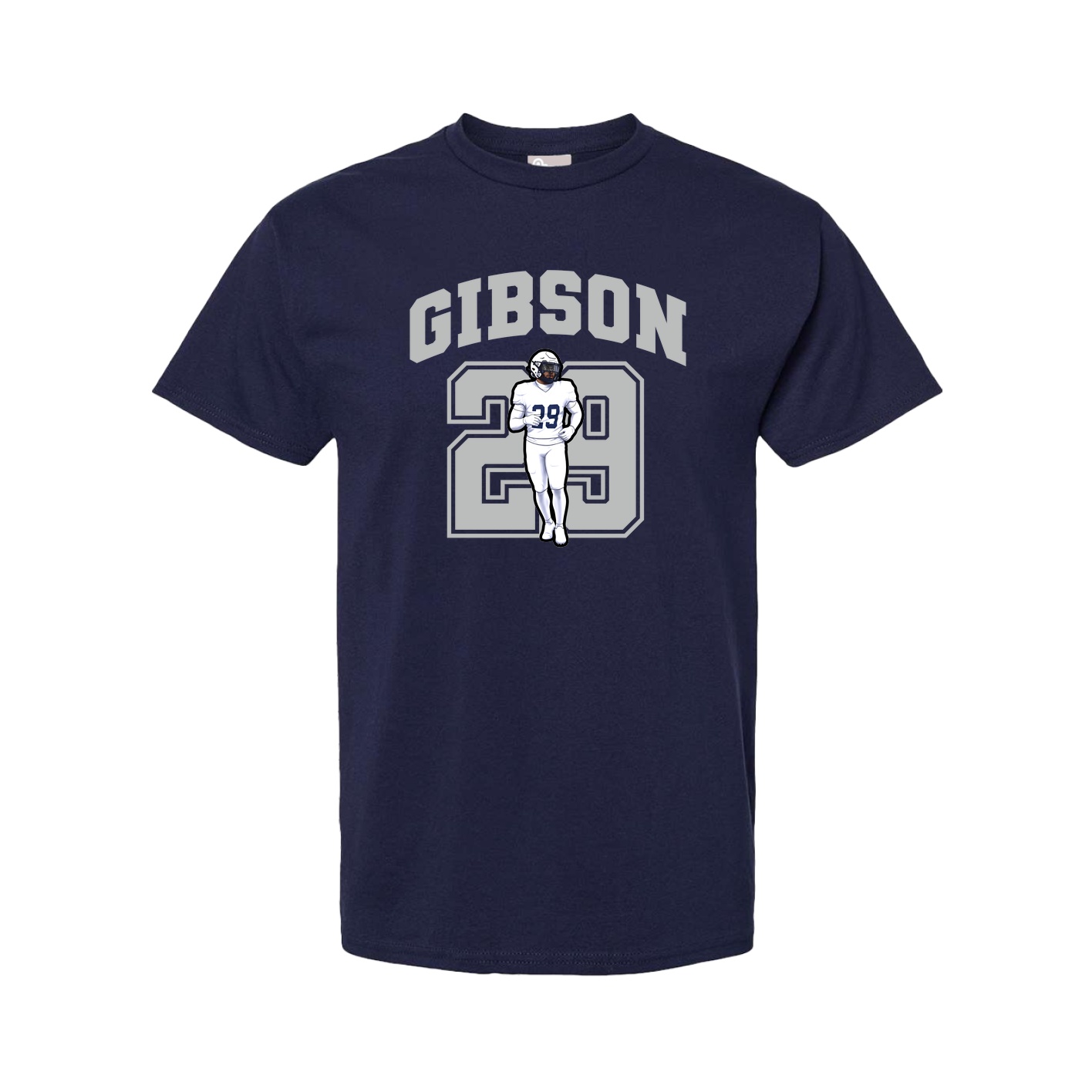 Tee — Number in Navy