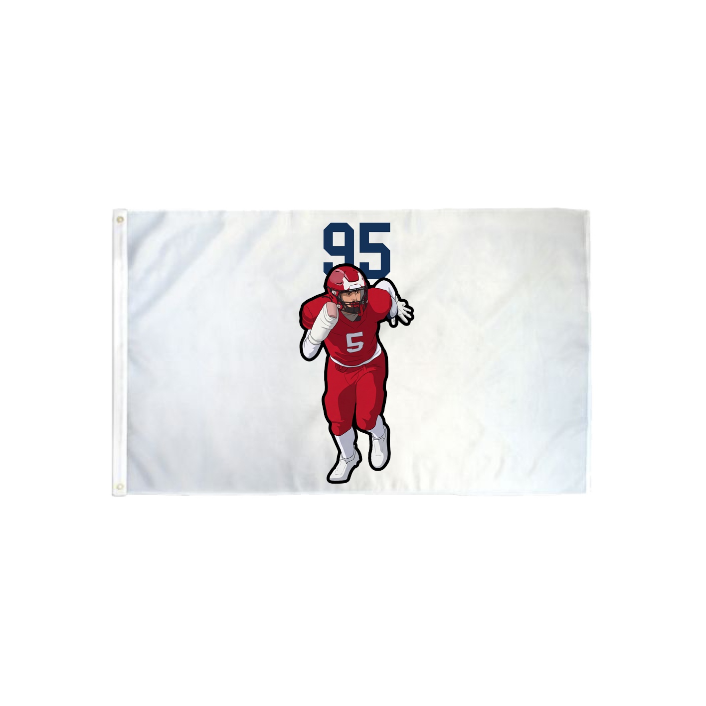 3x5 Flag — Number Top in Classic