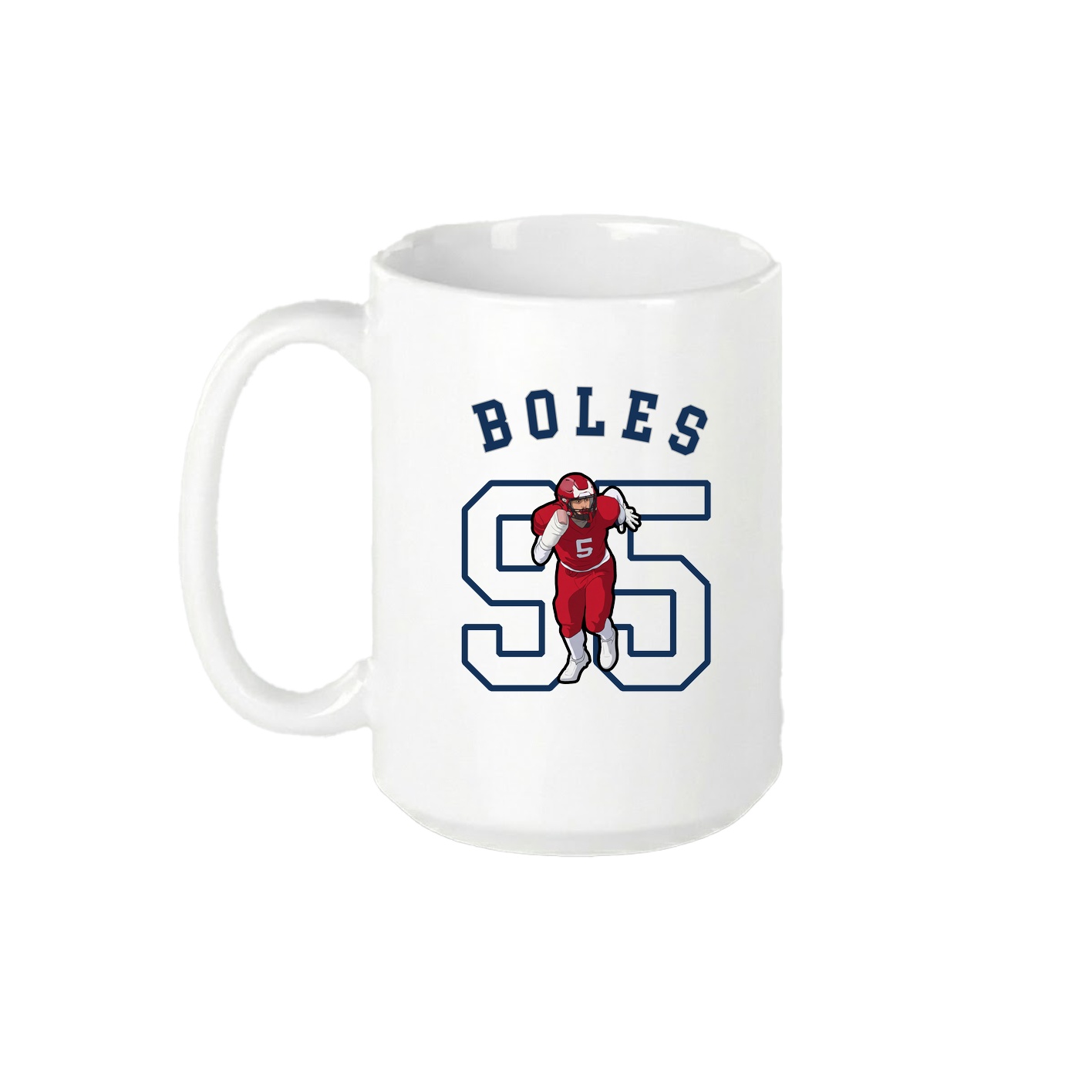 15oz Coffee Mug — Shirsey Arch in White