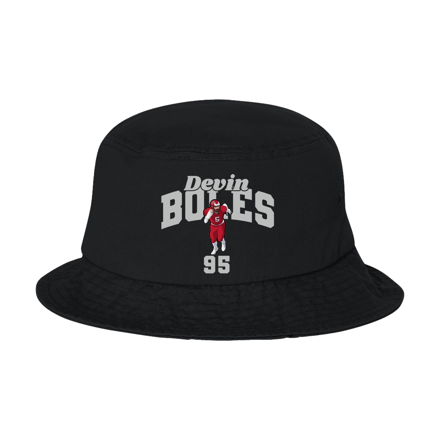 Bucket Cap — Signature Arch in Black