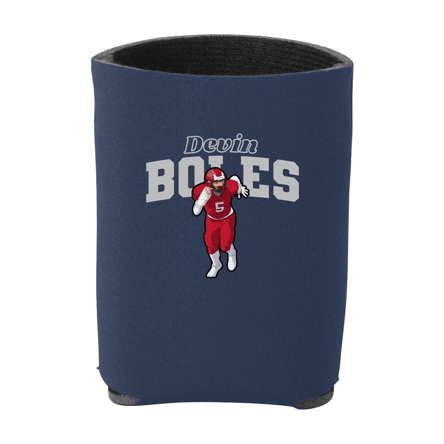 Can Holder — Name Arch in Navy