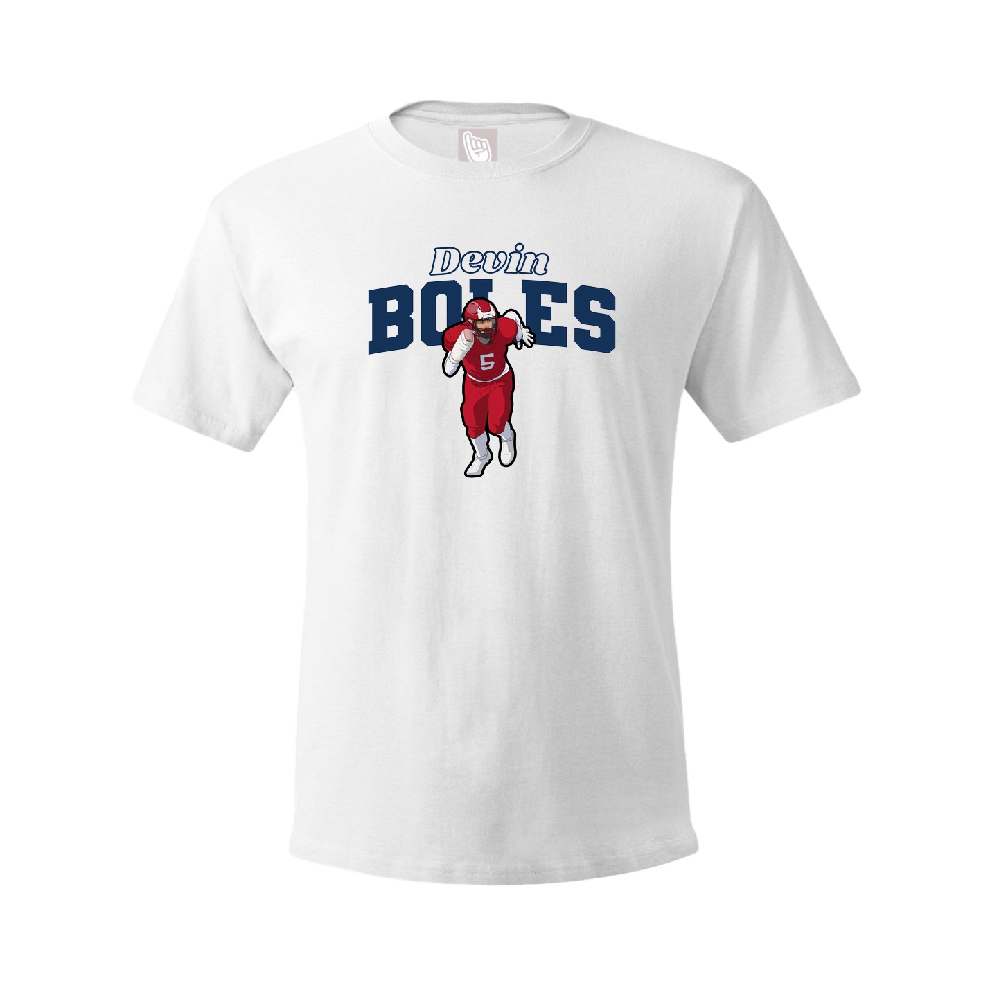 Tee — Name Arch in White