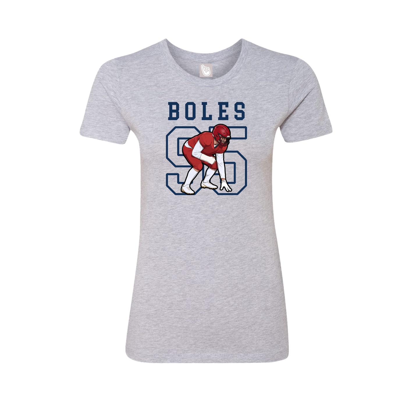Fitted Women's Tee — Shirsey in Grey