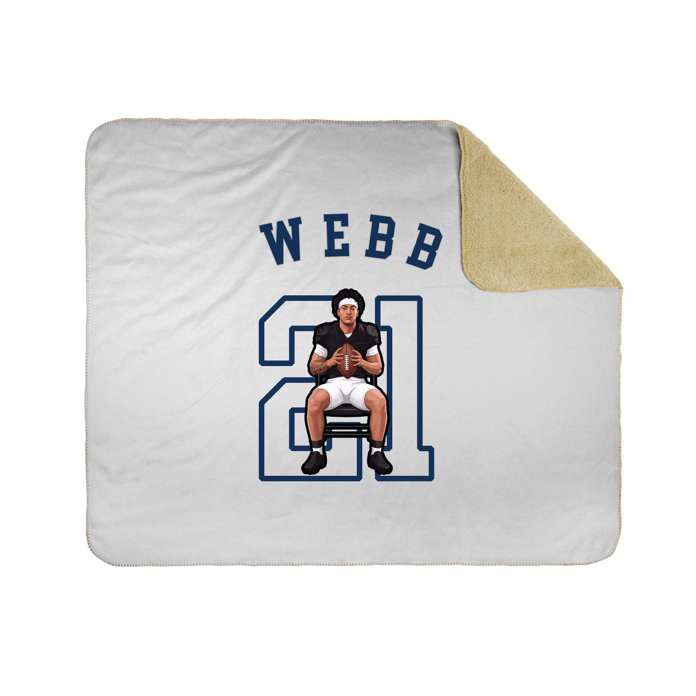 Throw Blanket — Shirsey Arch in White
