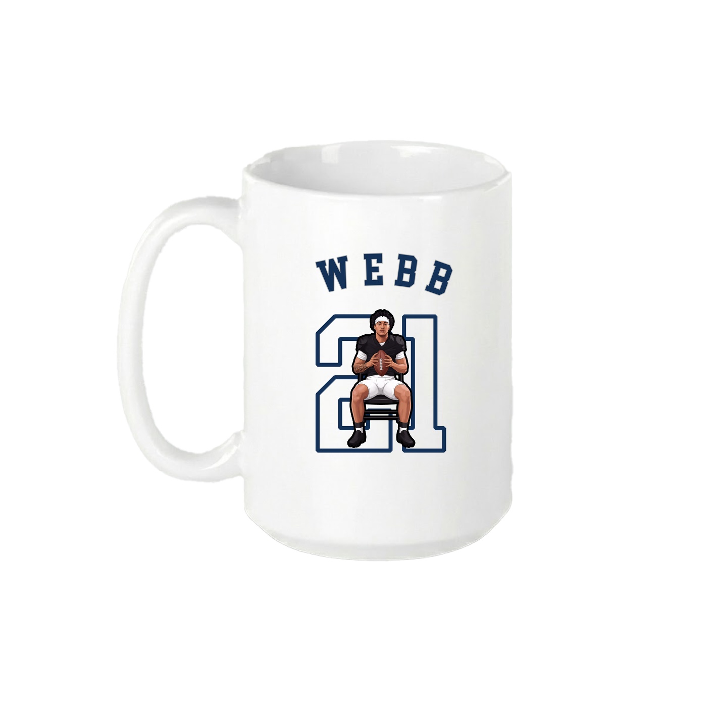 15oz Coffee Mug — Shirsey Arch in White
