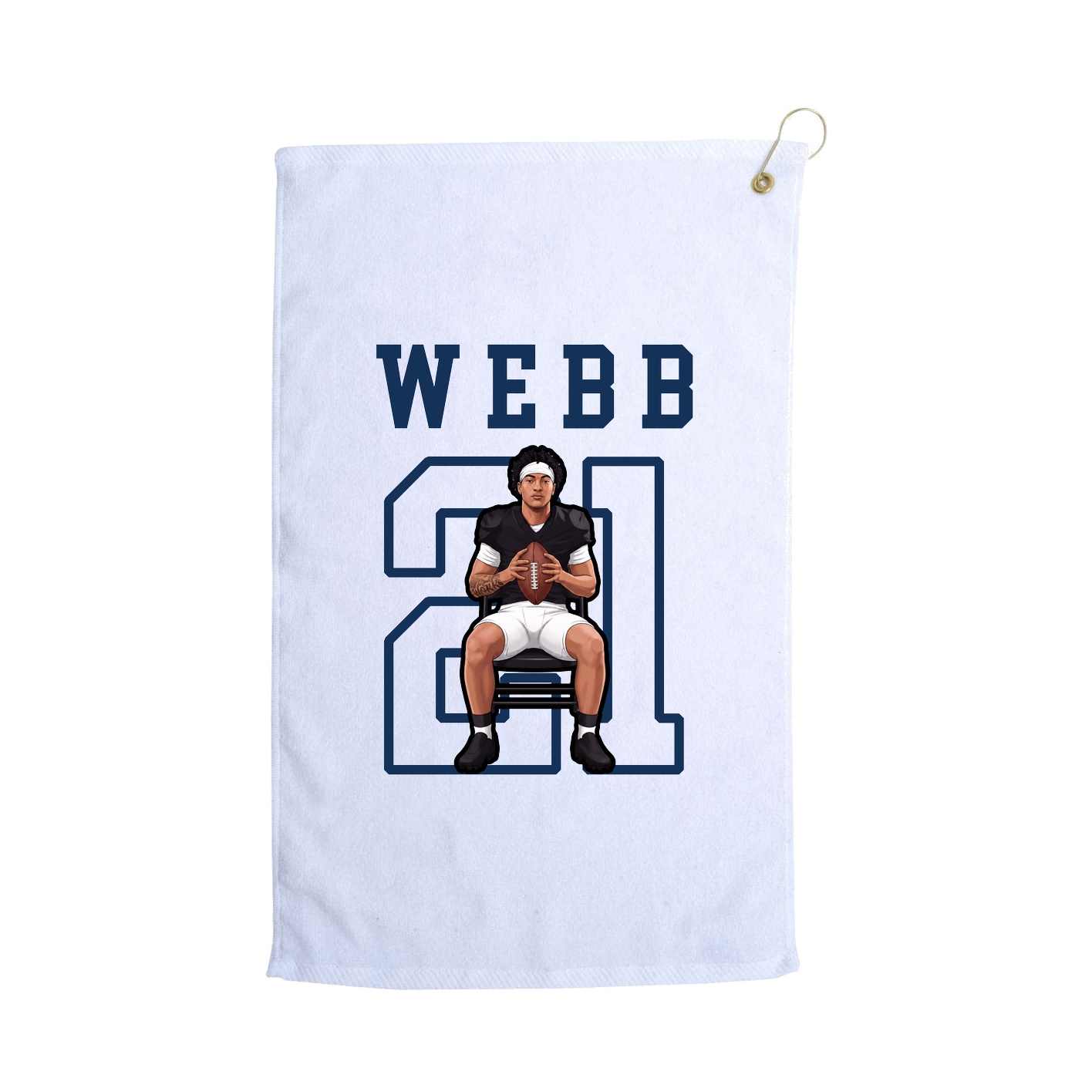 Golf Towel — Shirsey in White