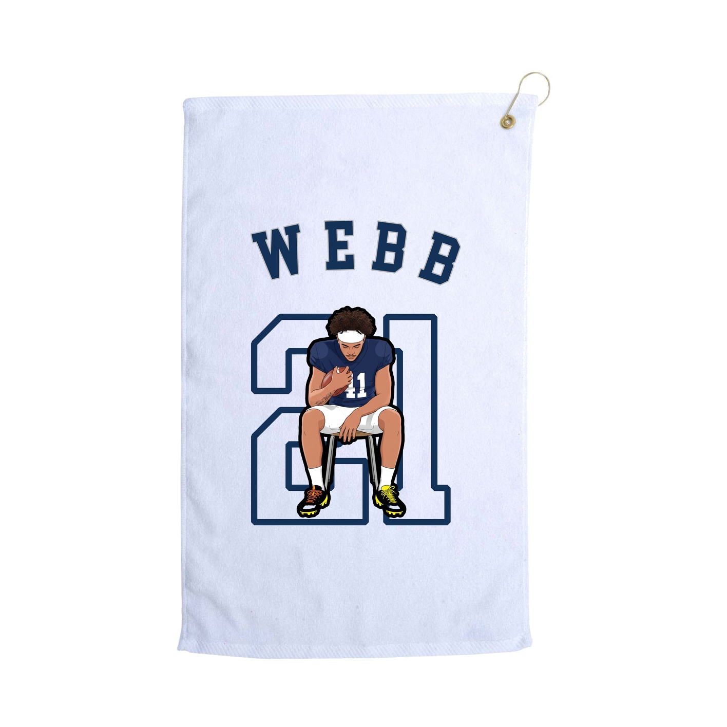 Golf Towel — Shirsey Arch in White