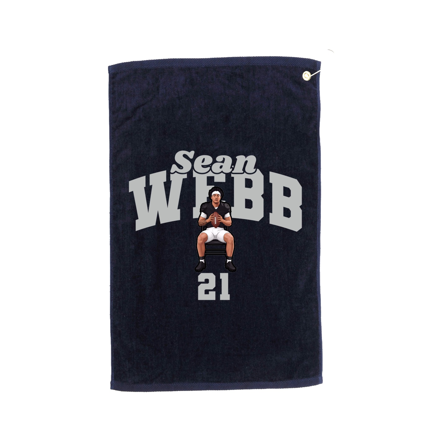 Golf Towel — Signature Arch in Navy