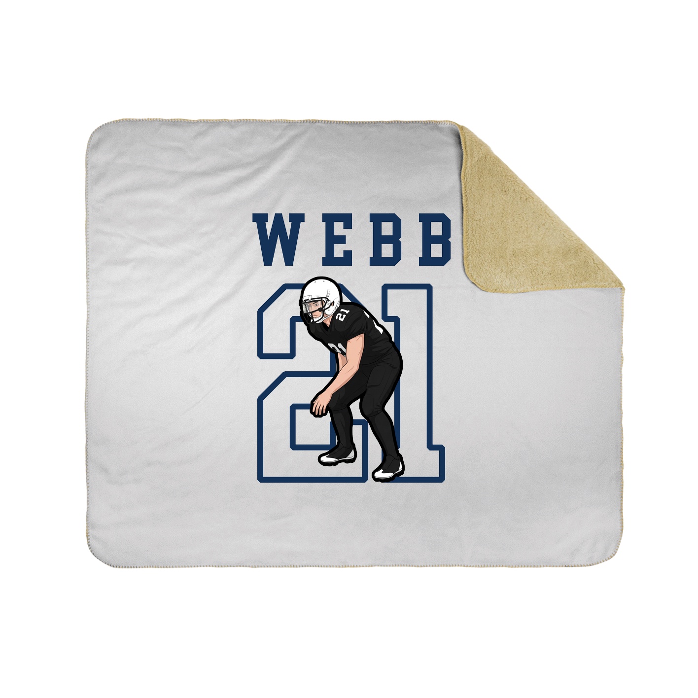 Throw Blanket — Shirsey in White