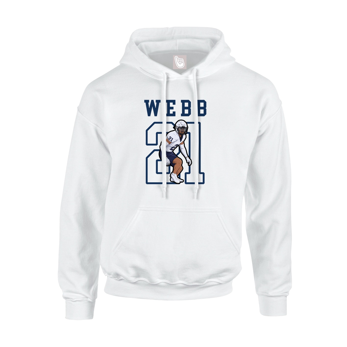 Hoodie — Shirsey in White