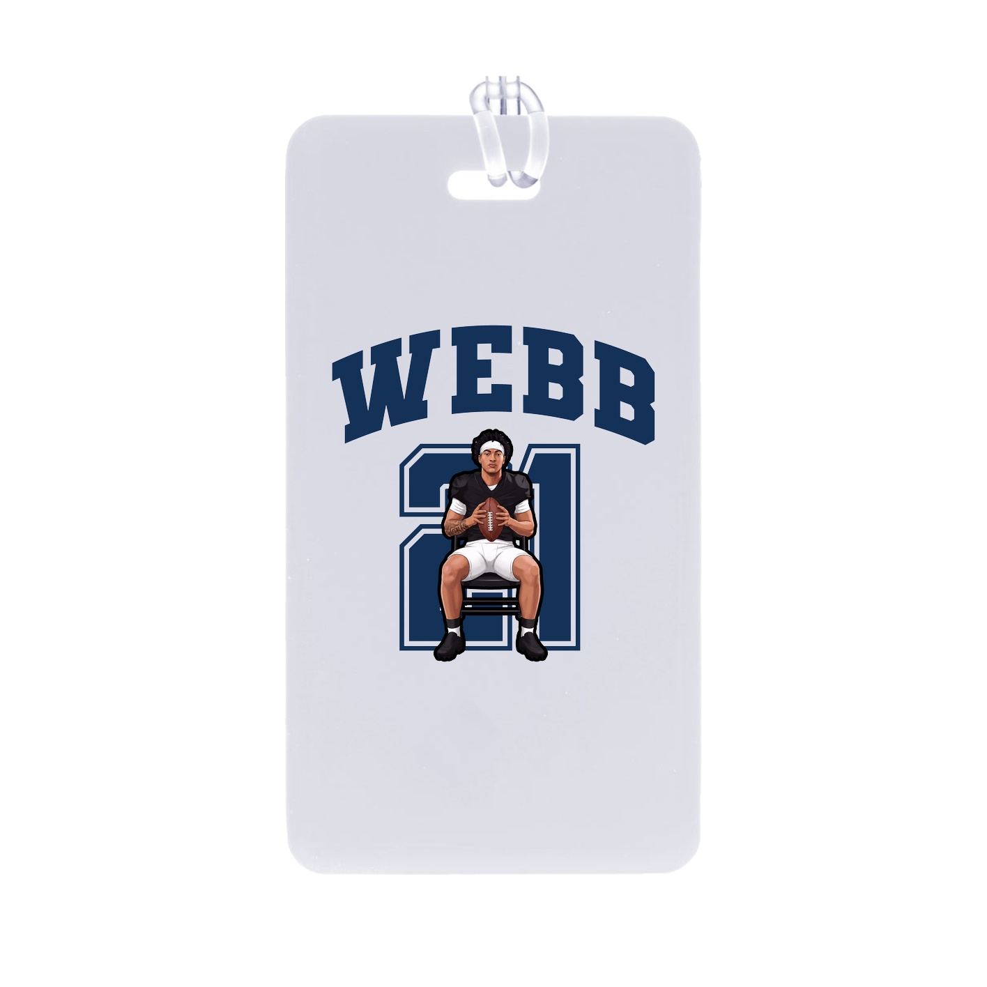Bag Tag — Number in Classic