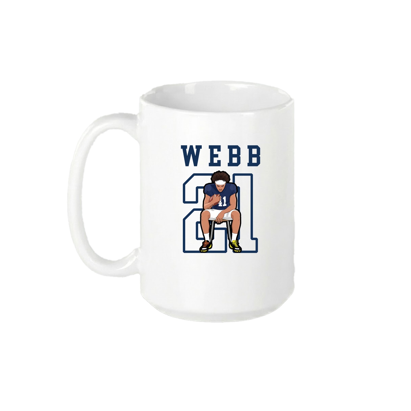 15oz Coffee Mug — Shirsey in White